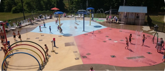 Example of splash pad and full community center (no pool)